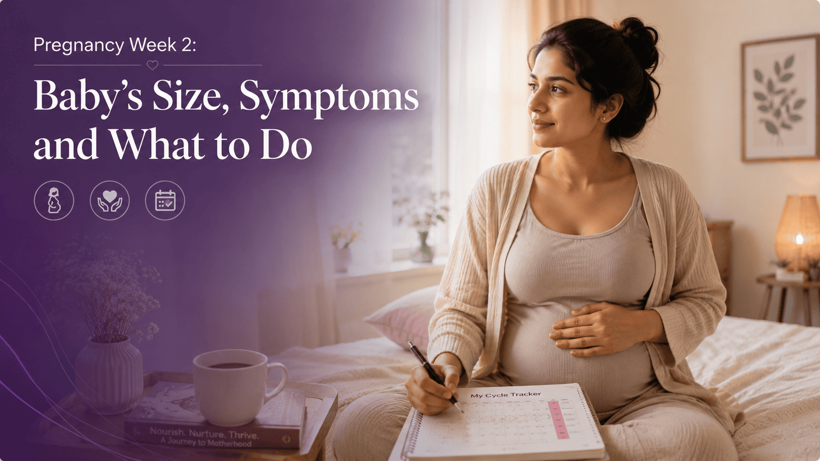 Pregnancy week 2 baby size symptoms and what to do